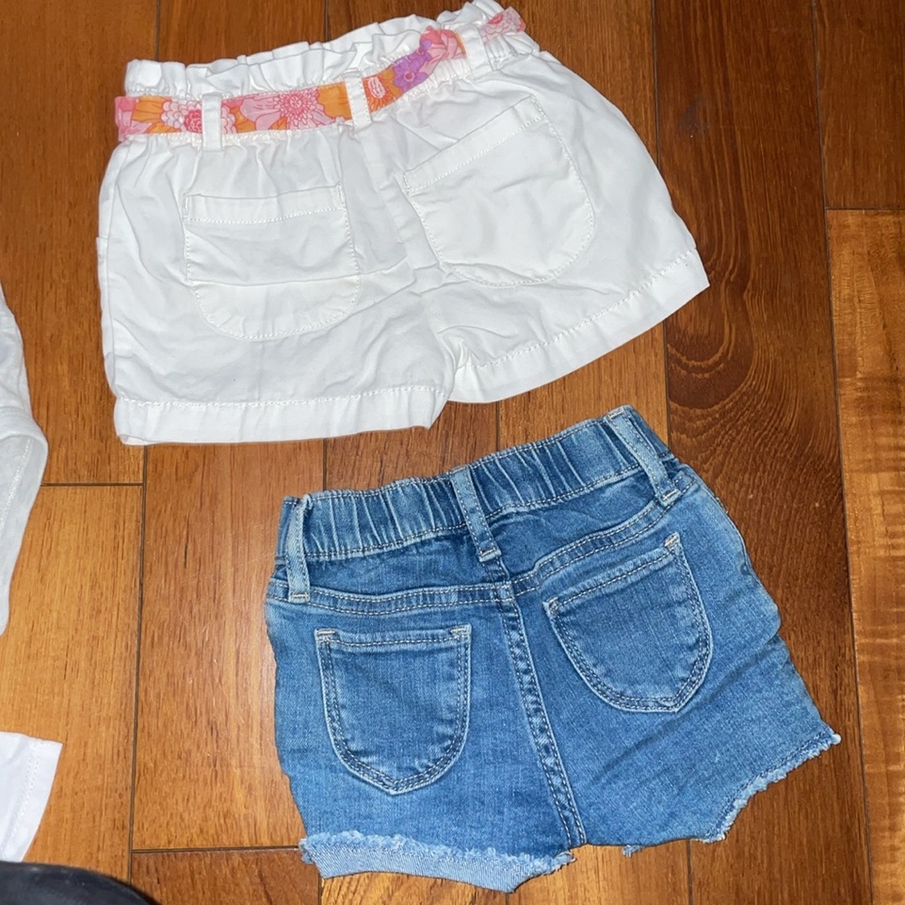 Colorful Baby Clothing Set bundle lot shorts T-shirt onesie gap carters 12 18 mo - Picture 4 of 7